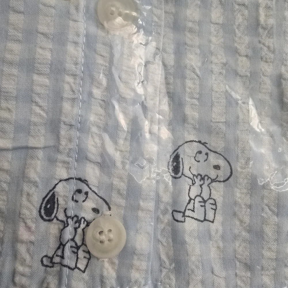 American Eagle/Beagle Outfitters, Light Blue Snoopy Dog Shirt - Picture 3 of 5